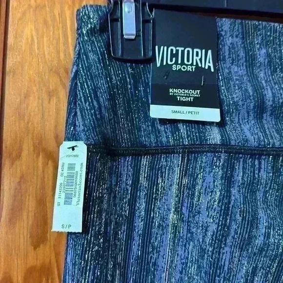 PINK Victoria Sport Full Length Black and Gray Leggin2/$20 - Picture 3 of 4